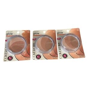 COVERGIRL 3-Clean Glow Blusher 110 PEACHES 3 in 1 Blendable Matte Blusher NEW